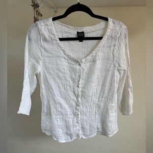 Eileen Fisher linen top